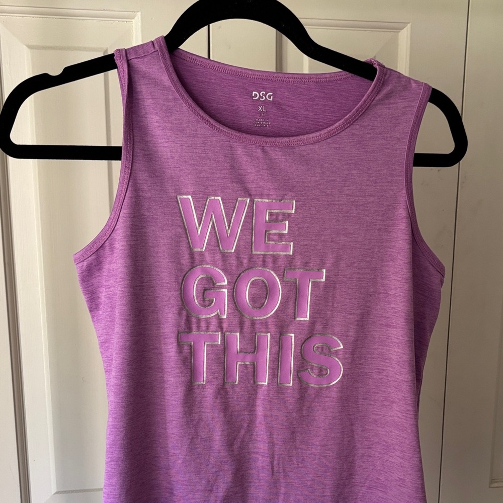 5/$20 DSG Women's Purple Motivation Tank Top